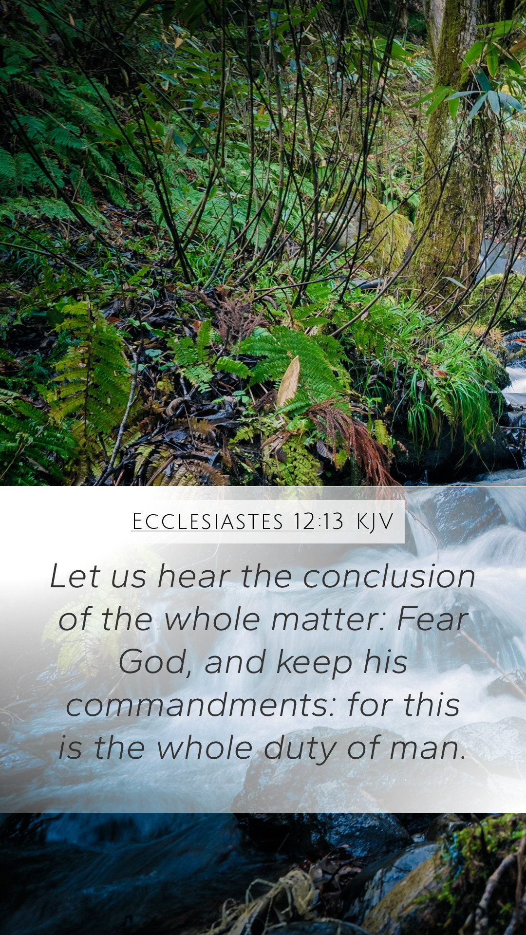 Ecclesiastes 12:13 KJV