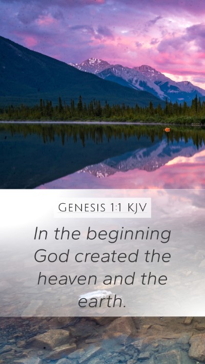 Genesis 1:1 Explained