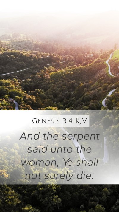 Genesis 3:4 Explained