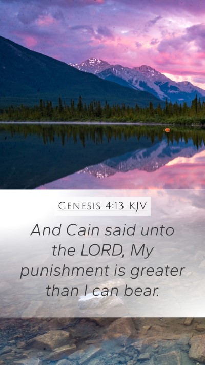 Genesis 4:13 Explained