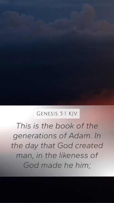 Genesis 5:1 Explained