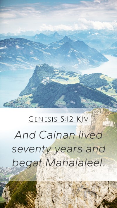 Genesis 5:12 Explained