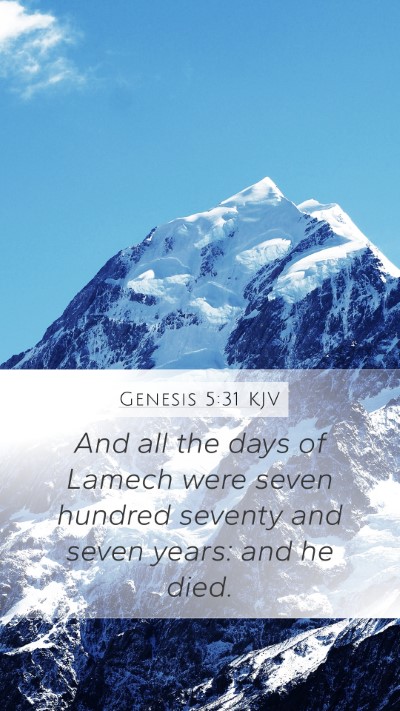 Genesis 5:31 Explained