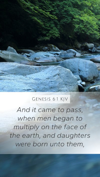 Genesis 6:1 Explained