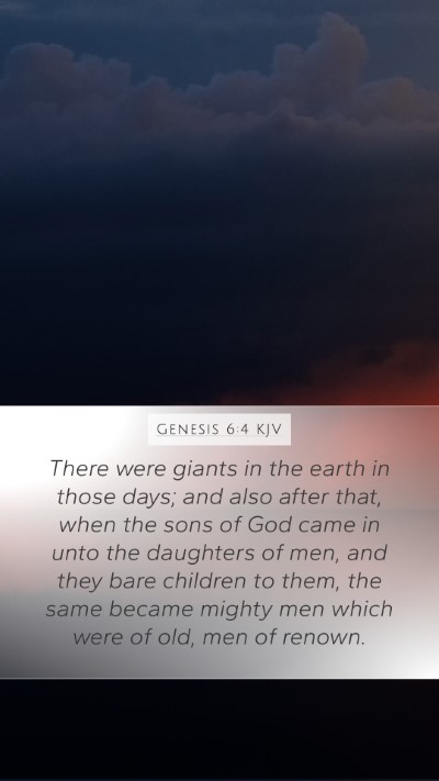 Genesis 6:4 Explained