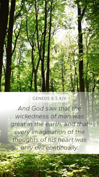 Genesis 6:5 Explained