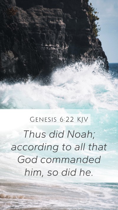 Genesis 6:22 Explained