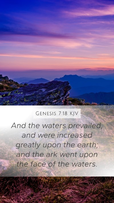 Genesis 7:18 Explained