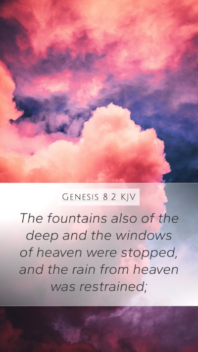 Genesis 8:2 Explained