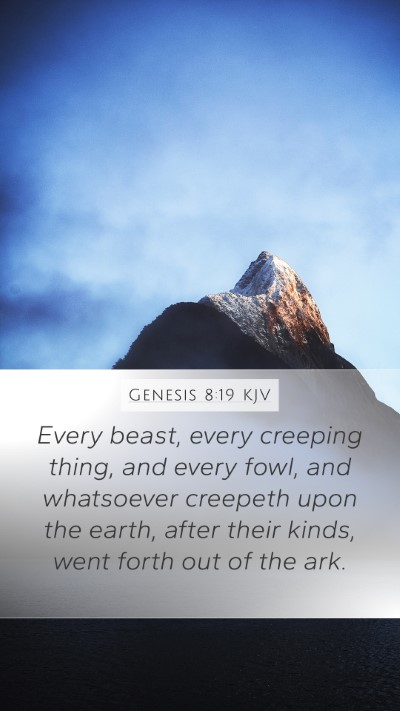 Genesis 8:19 Explained