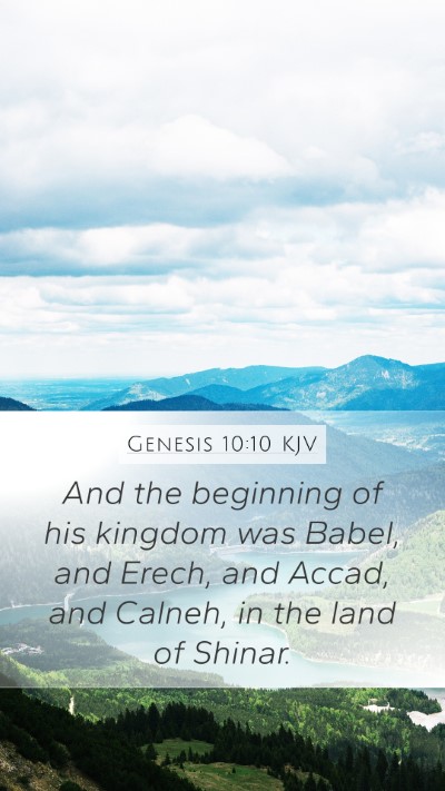 Genesis 10:10 Explained