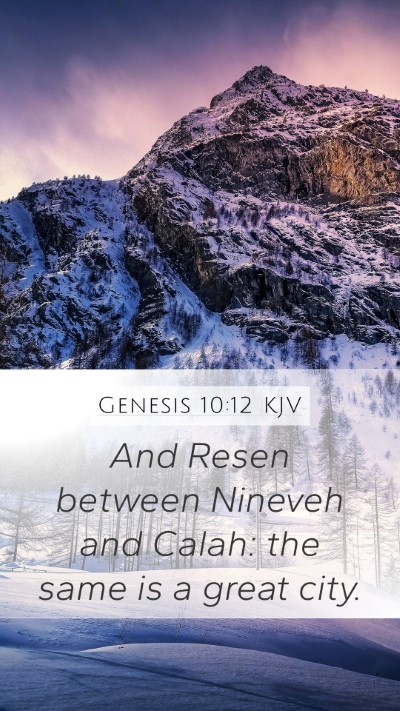 Genesis 10:12 Explained