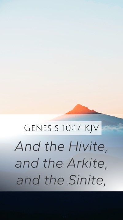 Genesis 10:17 Explained