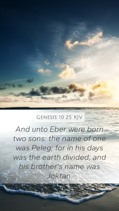 Genesis 10:25 Explained