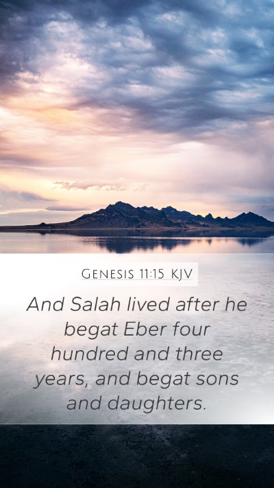 Genesis 11:15 Explained