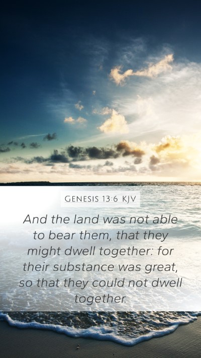 Genesis 13:6 Explained