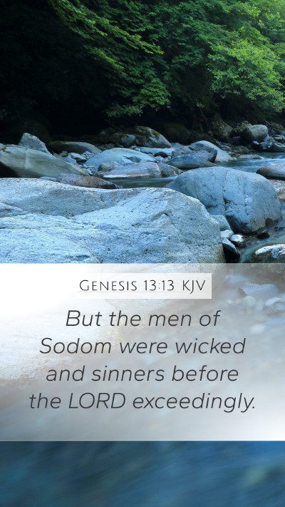 Genesis 13:13 Explained