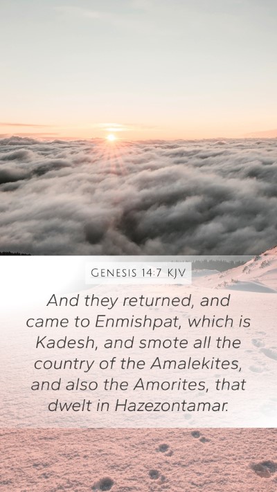 Genesis 14:7 Explained