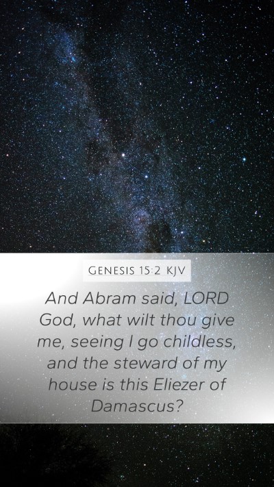 Genesis 15:2 Explained