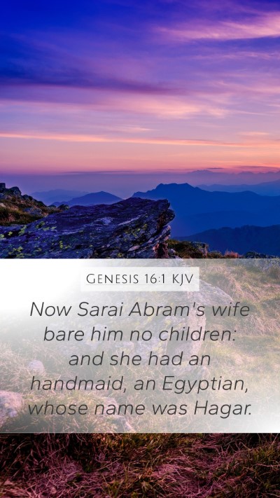 Genesis 16:1 Explained