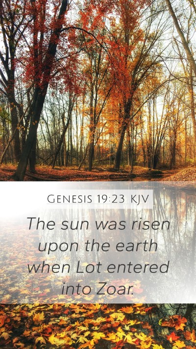 Genesis 19:23 Explained