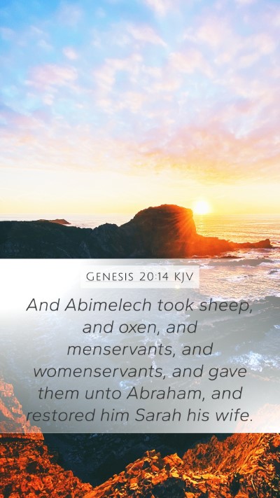 Genesis 20:14 Explained