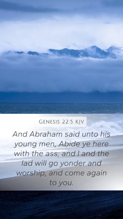 Genesis 22:5 Explained