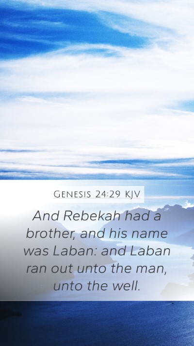 Genesis 24:29 Explained