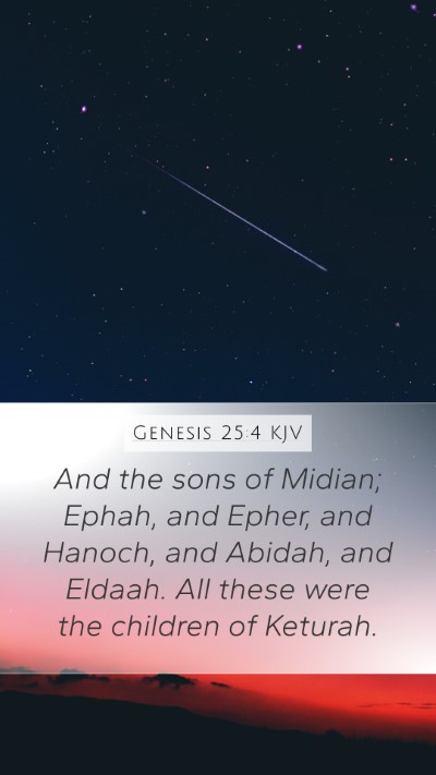 Genesis 25:4 Explained