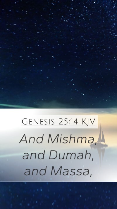 Genesis 25:14 Explained