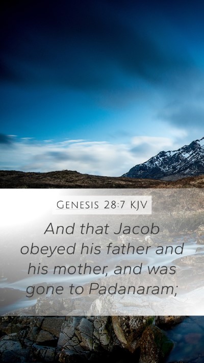 Genesis 28:7 Explained