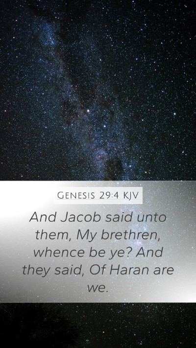 Genesis 29:4 Explained