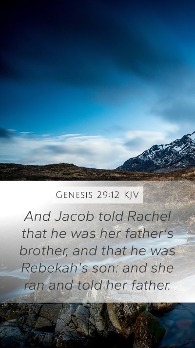 Genesis 29:12 Explained