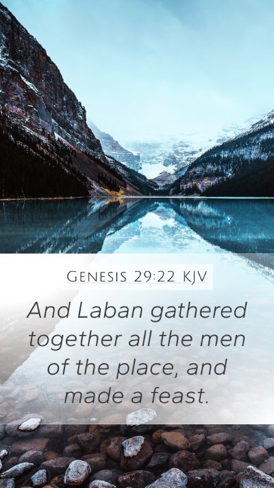 Genesis 29:22 Explained