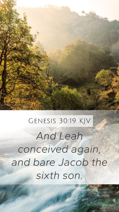 Genesis 30:19 Explained