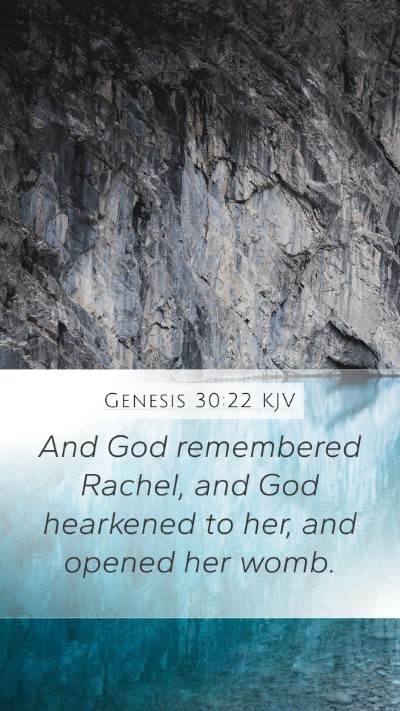 Genesis 30:22 Explained