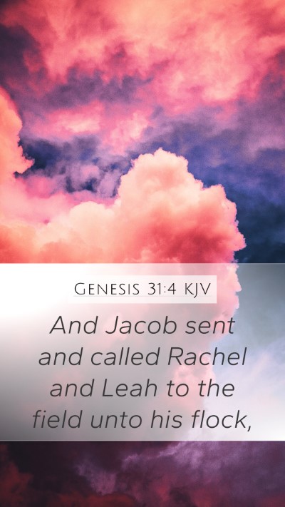 Genesis 31:4 Explained