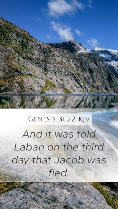 Genesis 31:22 Explained