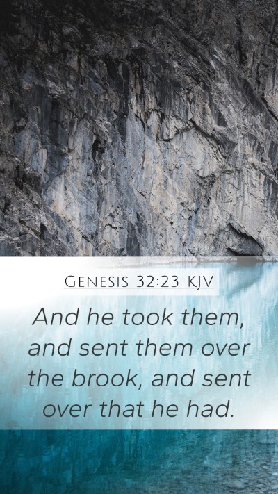 Genesis 32:23 Explained