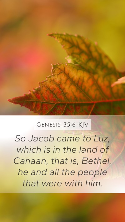 Genesis 35:6 Explained