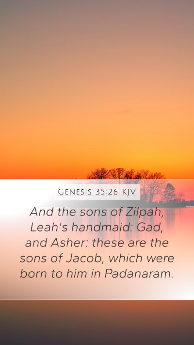 Genesis 35:26 Explained