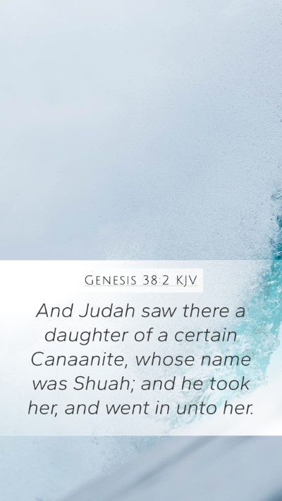 Genesis 38:2 Explained