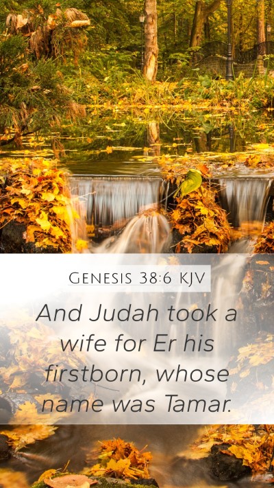 Genesis 38:6 Explained