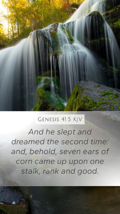 Genesis 41:5 Explained