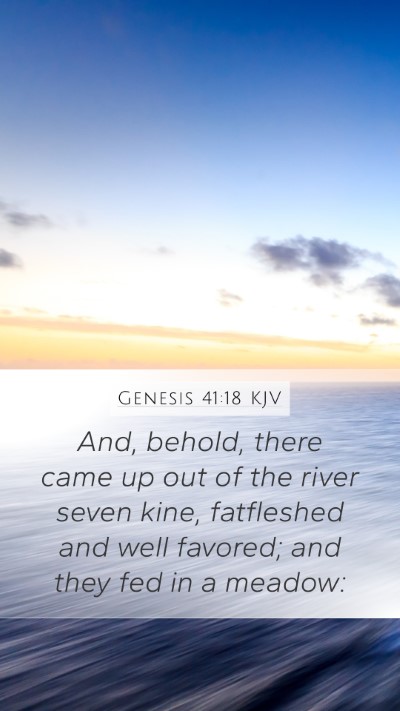 Genesis 41:18 Explained