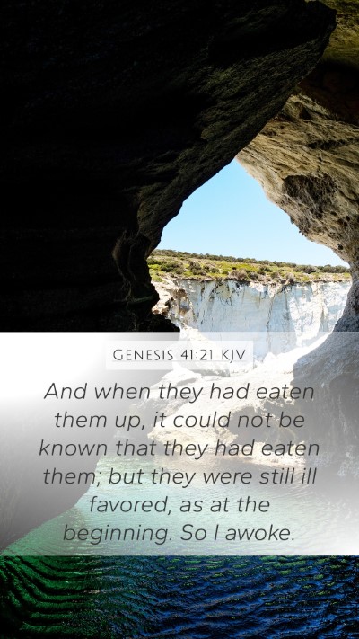 Genesis 41:21 Explained