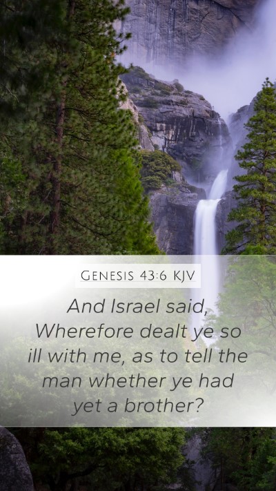 Genesis 43:6 Explained