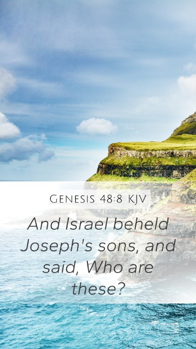 Genesis 48:8 Explained