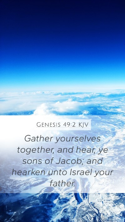 Genesis 49:2 Explained