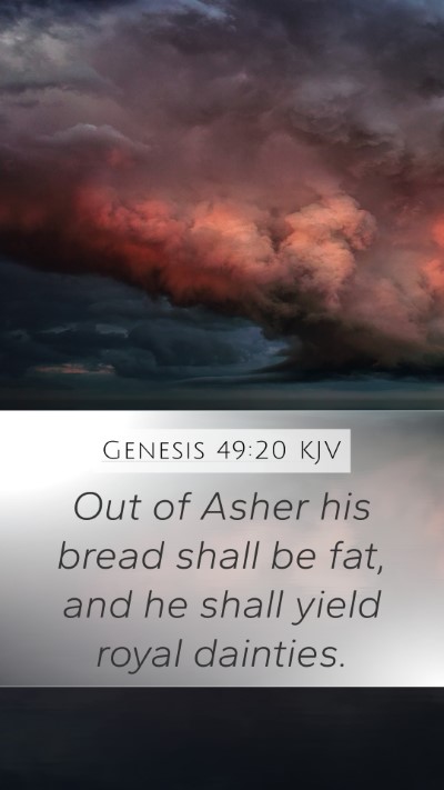 Genesis 49:20 Explained